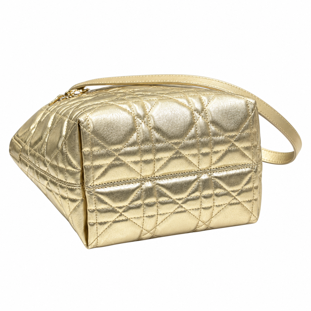 Dior Cannage Quilted Travel Shoulder Bag 23cm