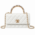 Chanel Quilted Leather Small Square Chain Crossbody