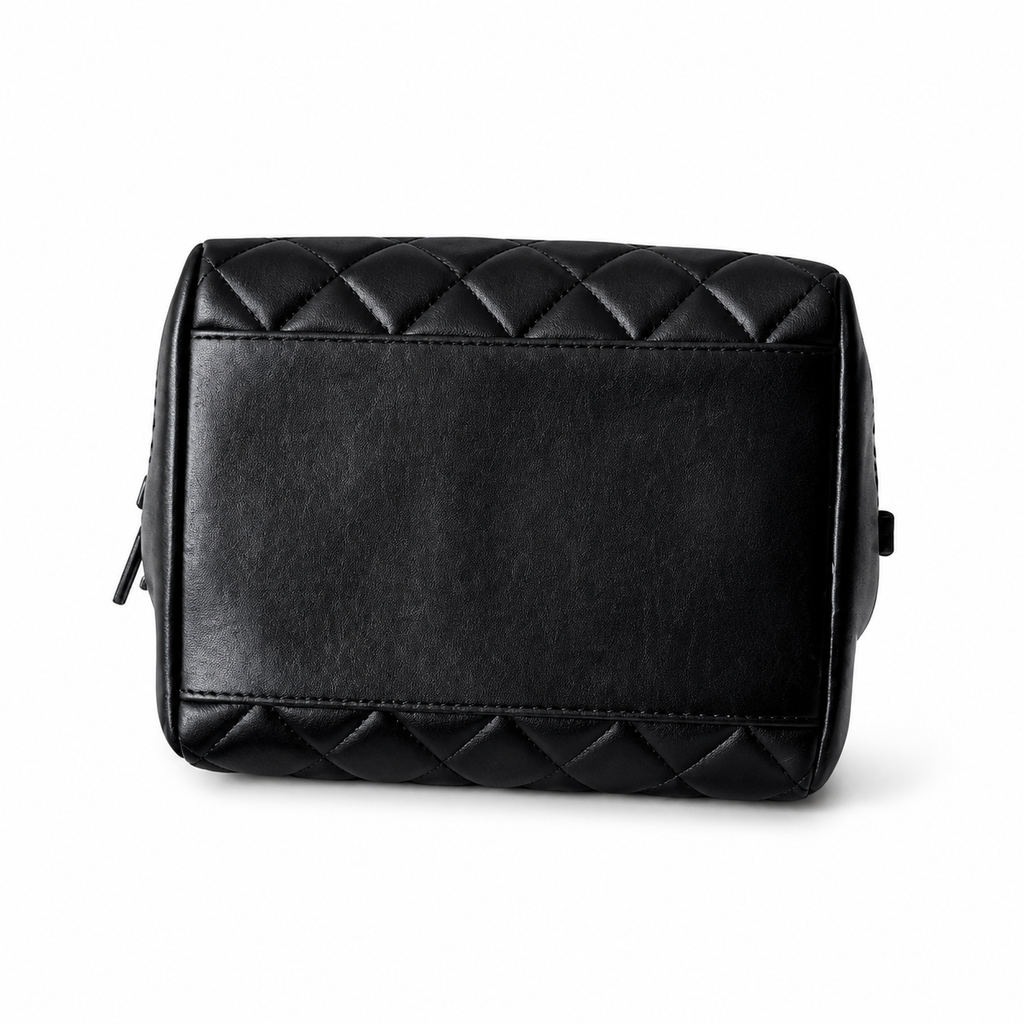 Chanel Classic Quilted Flap Bag | CC Turn-Lock Leather Chain Strap — 16cm
