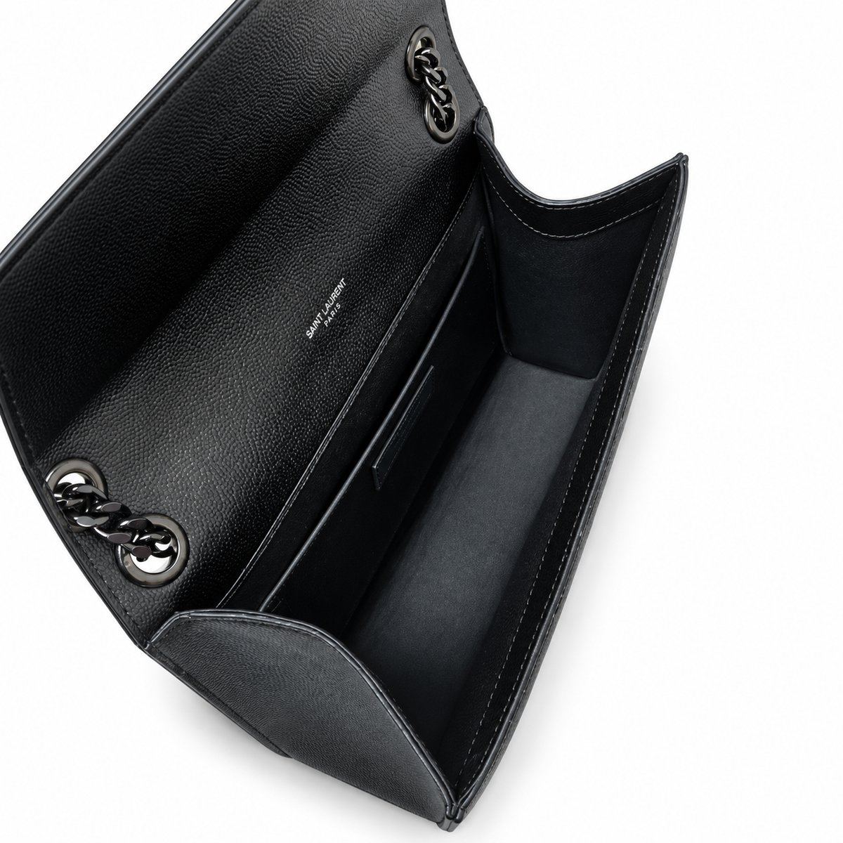 Saint Laurent YSL College Medium – Black on Black