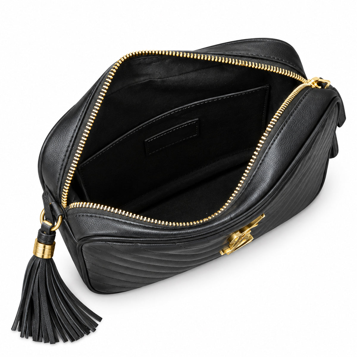 Saint Laurent YSL Lou Camera Bag – Black Gold