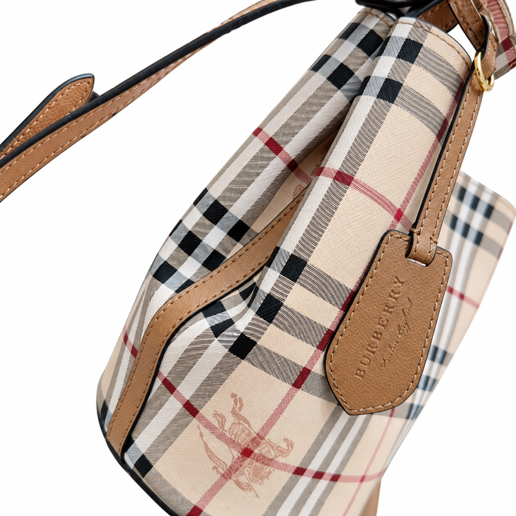Burberry Heritage Check City Crossbody Bag