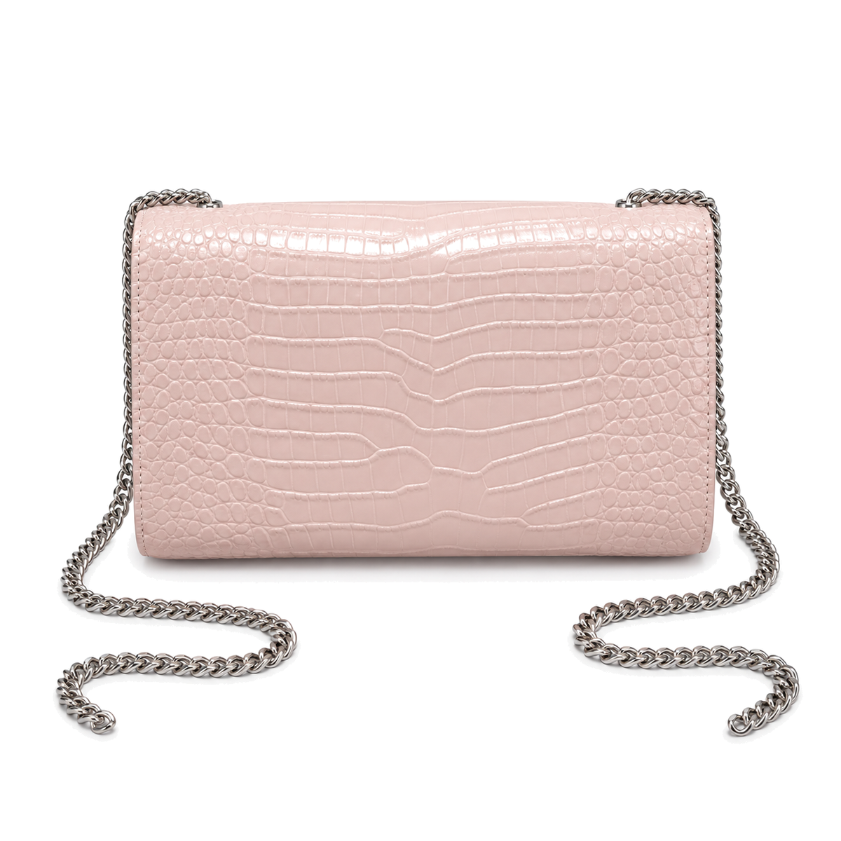 Saint Laurent Kate Medium Tassel Bag – Pink Croc