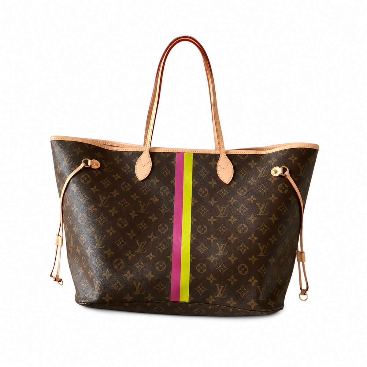 Louis Vuitton Neverfull GM – Monogram Stripe Customized