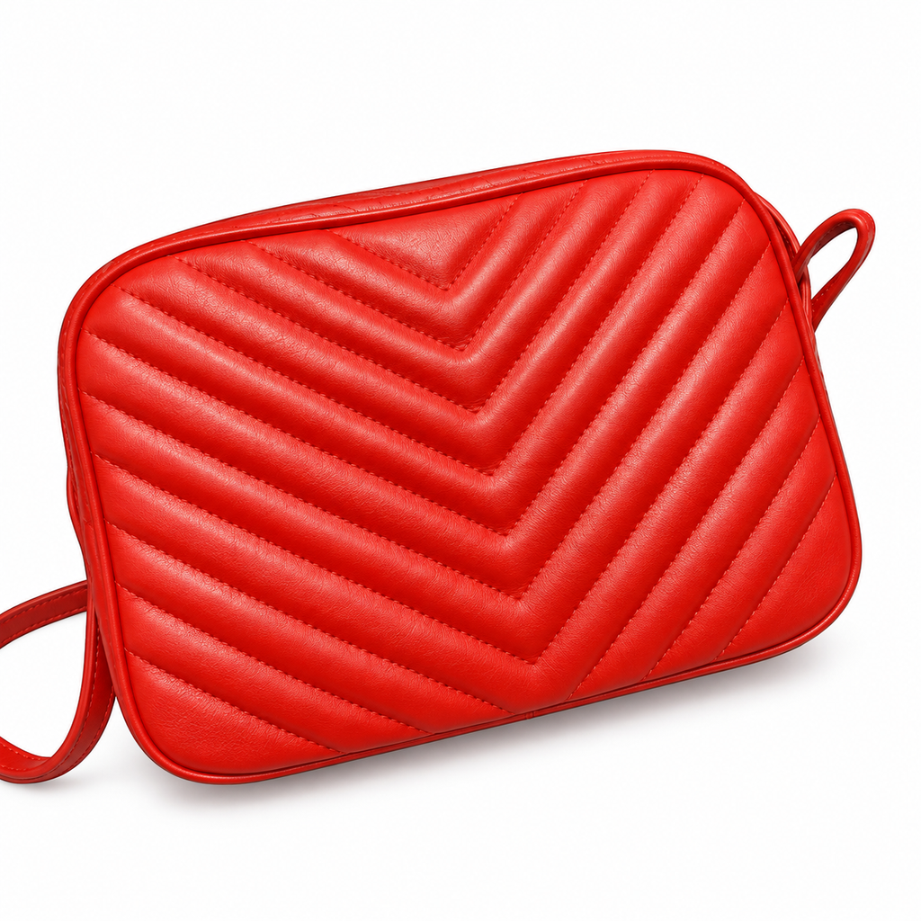Saint Laurent YSL Lou Camera Bag – Red Gold