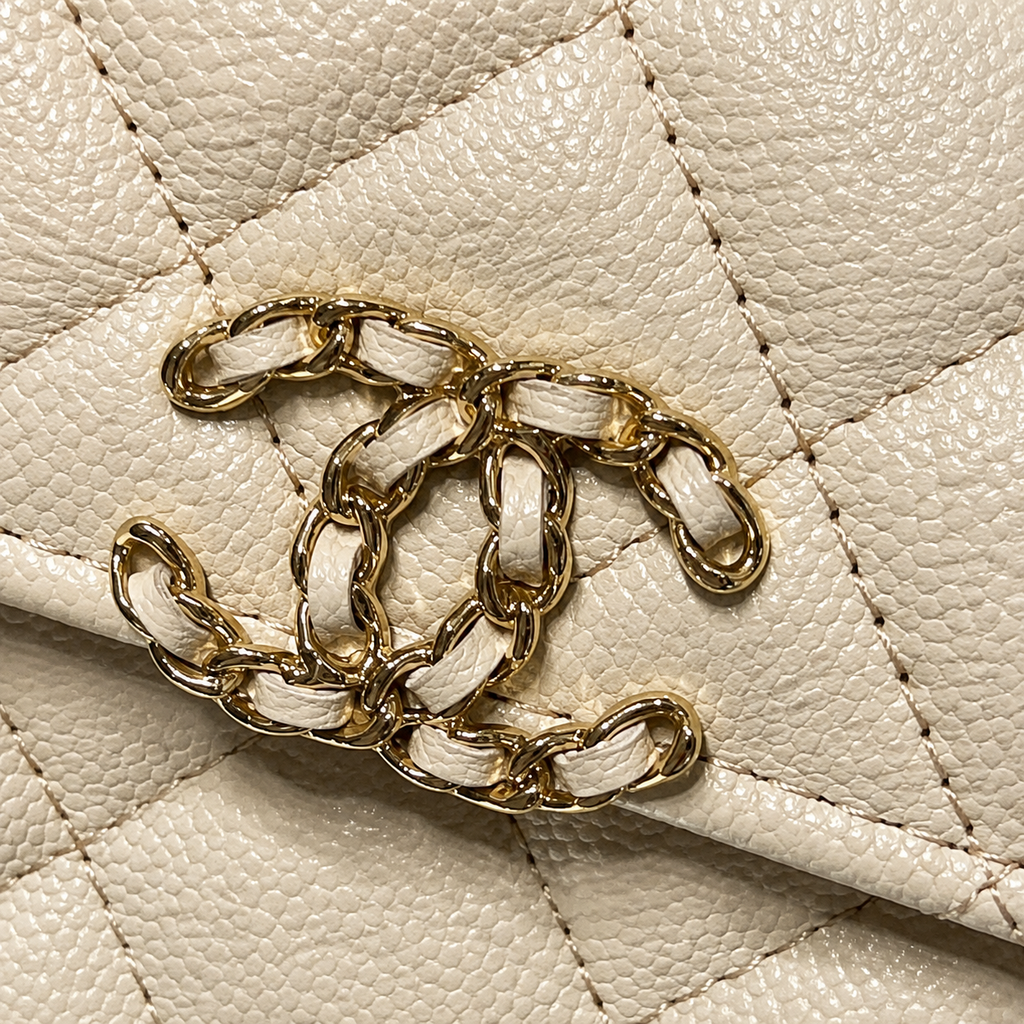 Chanel Quilted Leather Interlaced Chain Crossbody