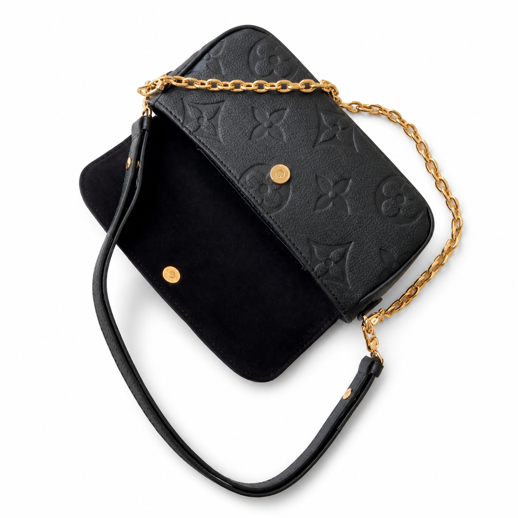 Louis Vuitton Wallet on Chain Ivy – Black Monogram Empreinte