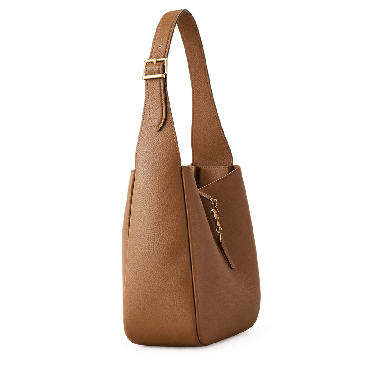 Saint Laurent YSL Le 5 à 7 Hobo – Camel Gold