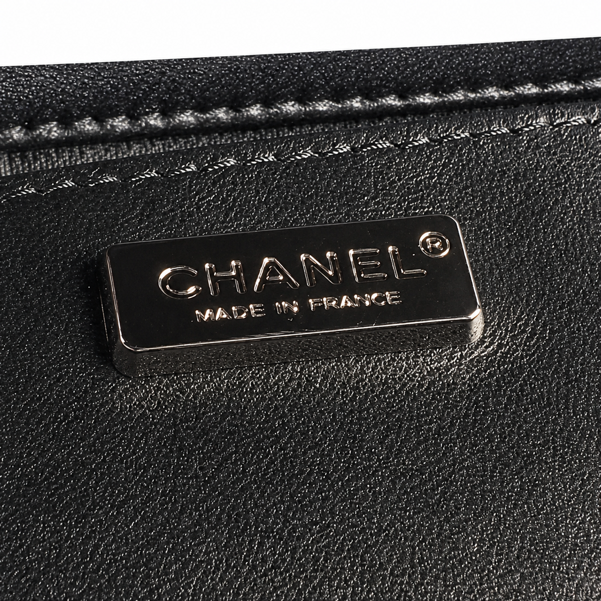 Chanel Monochrome Sequin Bow Chain Shoulder Bag