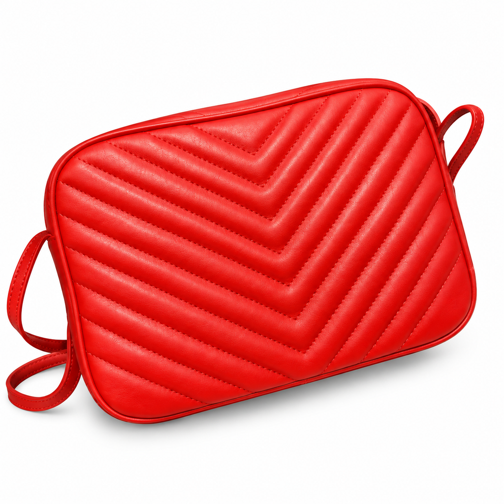 Saint Laurent YSL Lou Camera Bag – Red Gold Tassel