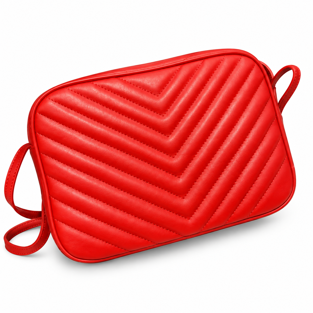 Saint Laurent YSL Lou Camera Bag – Red Gold Tassel