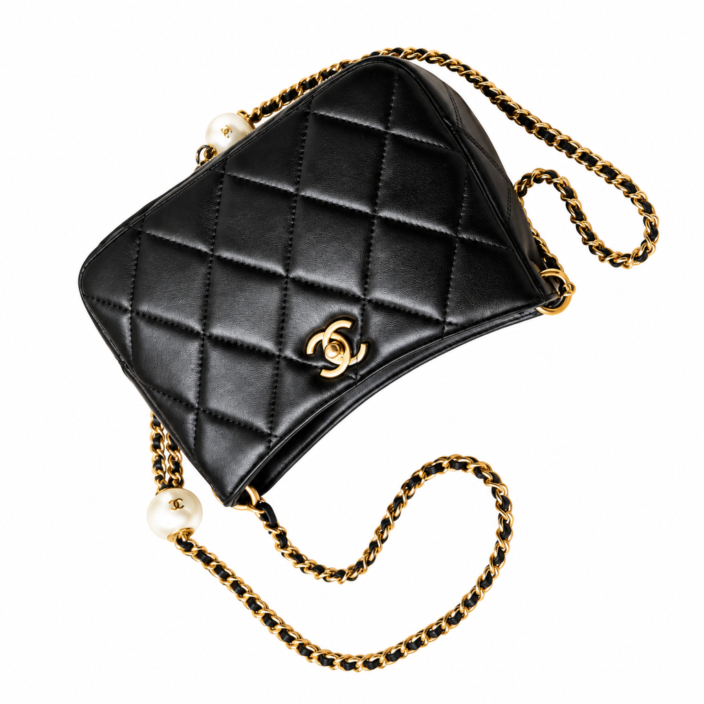 Chanel Quilted Mini Pochette Bag 13×18×7cm