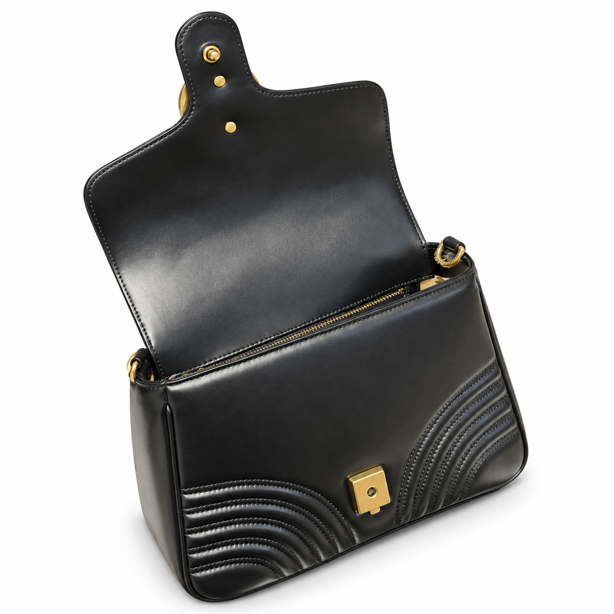 Gucci GG Marmont Small Top Handle Bag Black