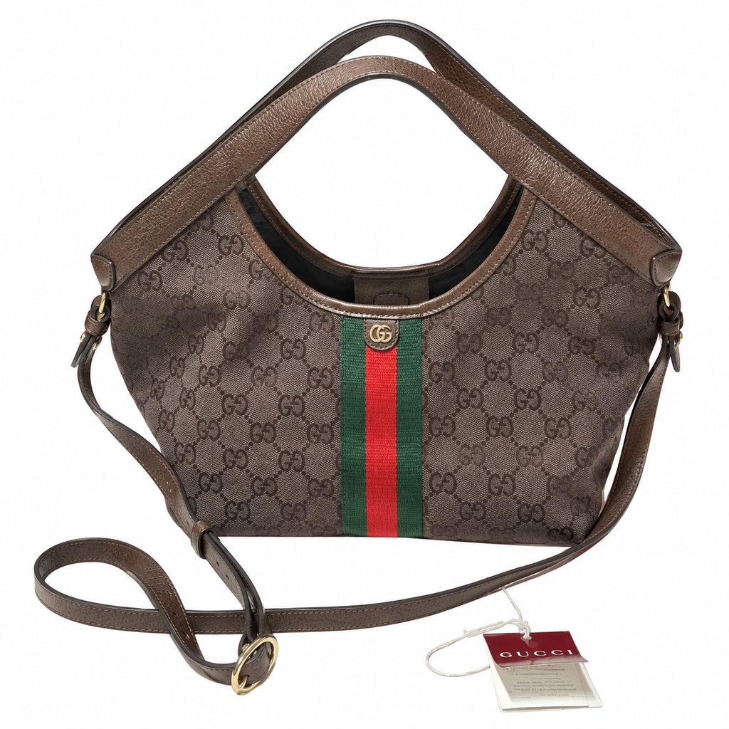 Gucci Ophidia GG Supreme Web Hobo Bag