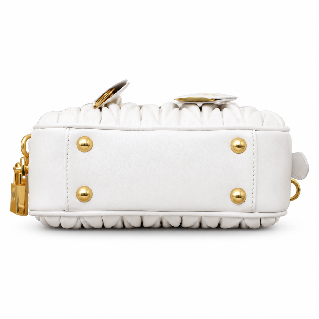 Miu Miu Small Leather Crossbody Bag 19cm