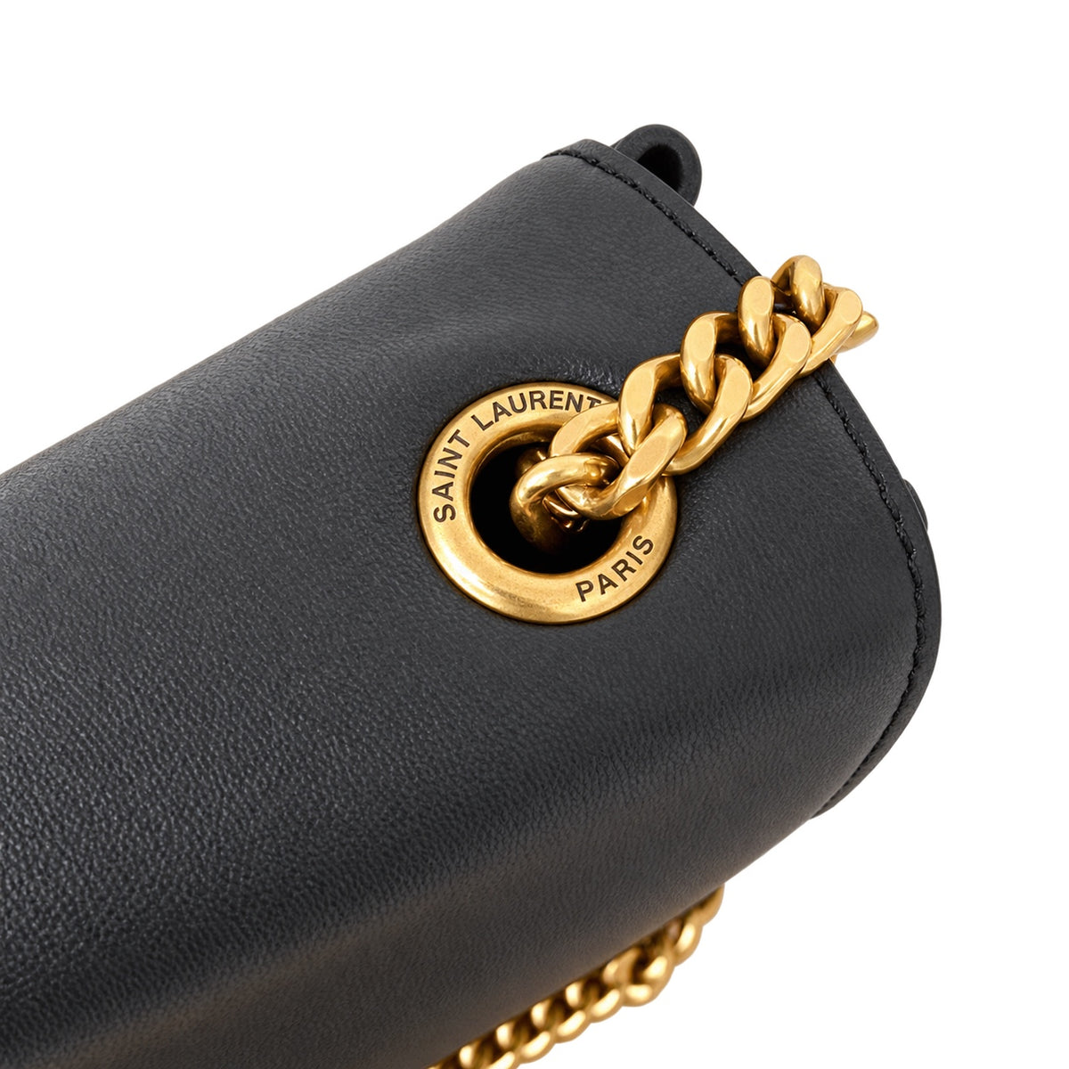 Saint Laurent YSL Kate Large Chain Bag – Black Gold