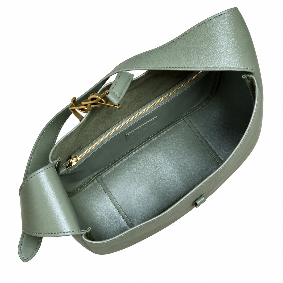 Saint Laurent Le 5 à 7 Hobo Bag – Sage Green