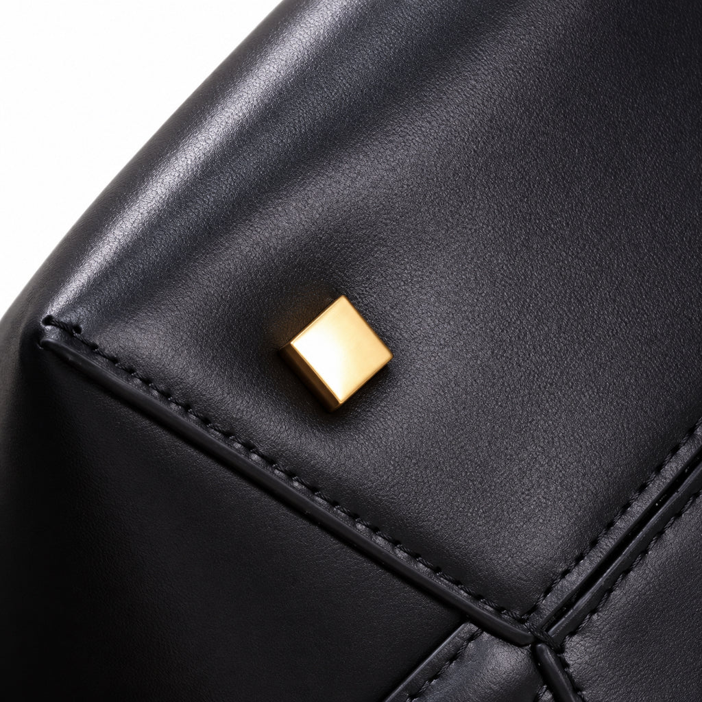 YSL Le 37 Bucket Bag – Black Smooth Leather