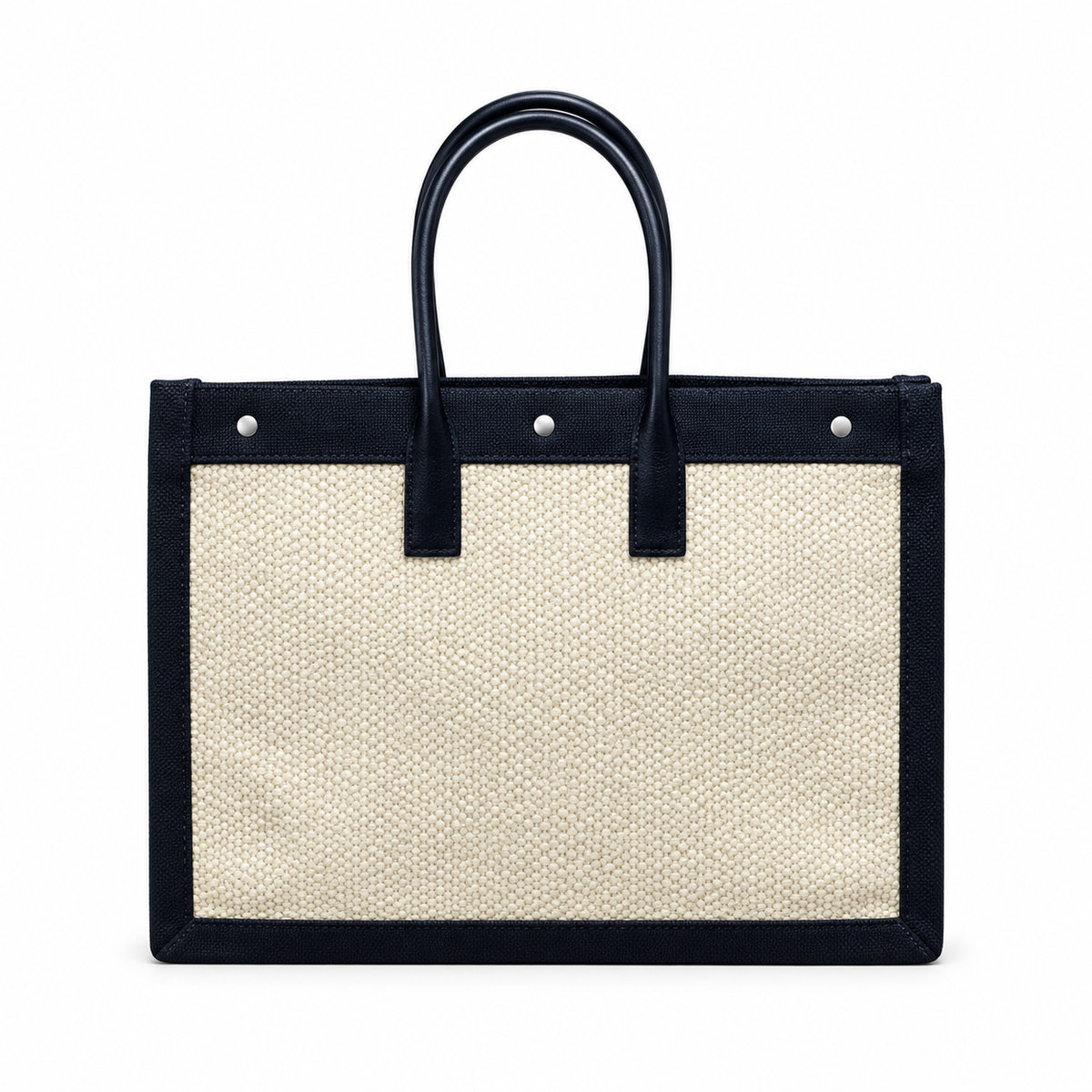 Saint Laurent Rive Gauche Large Tote Bag in Natural