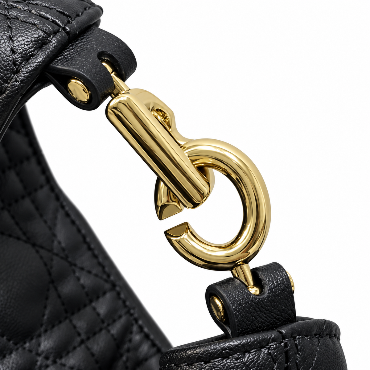 Dior Cannage Quilted Top Handle Bag 22.5cm
