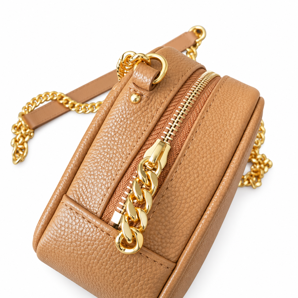 Saint Laurent YSL Lou Camera Bag – Nude Beige Gold