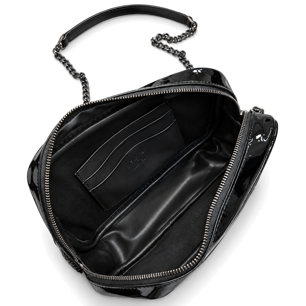 Saint Laurent YSL Lou Camera Bag – All Black Patent