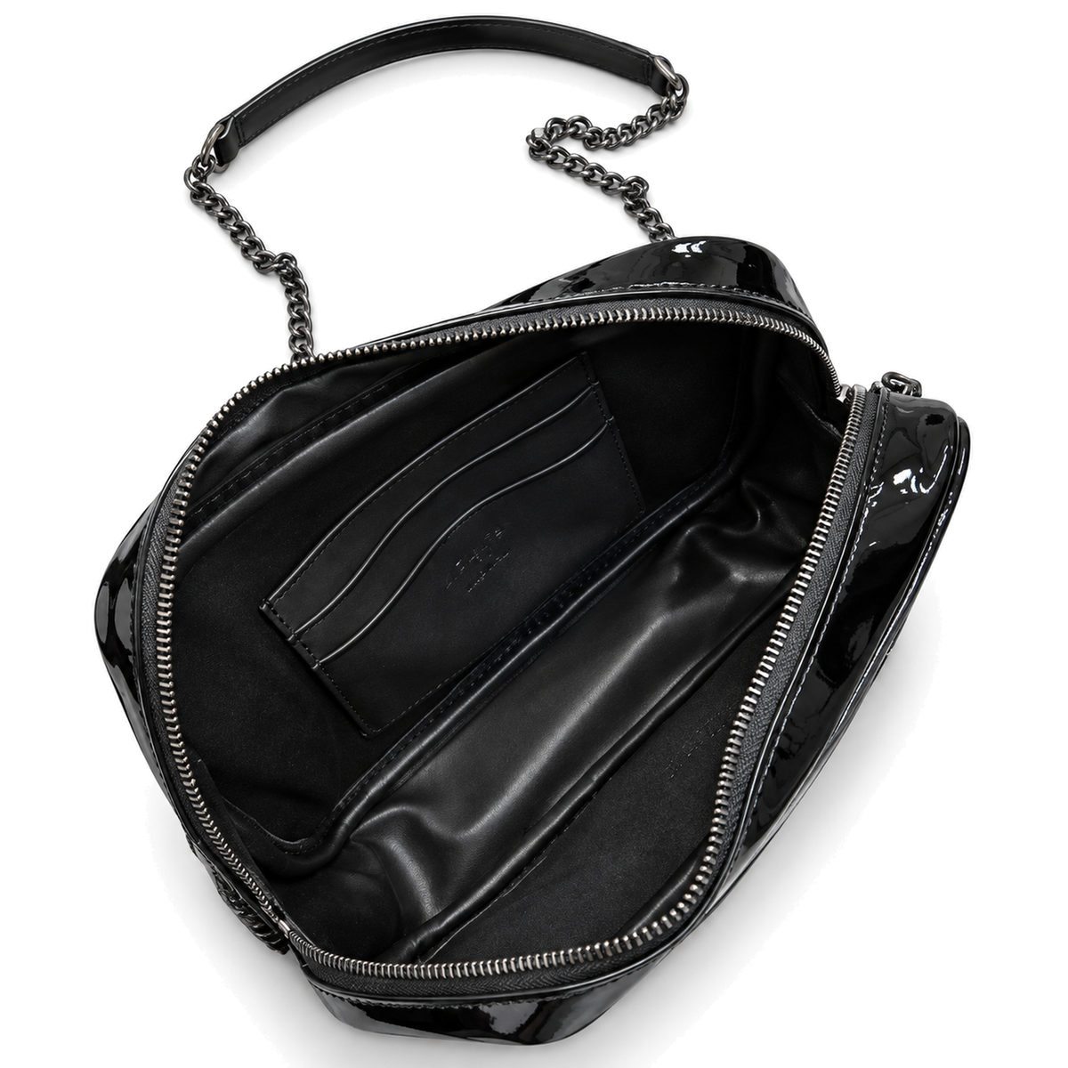 Saint Laurent YSL Lou Camera Bag – All Black Patent