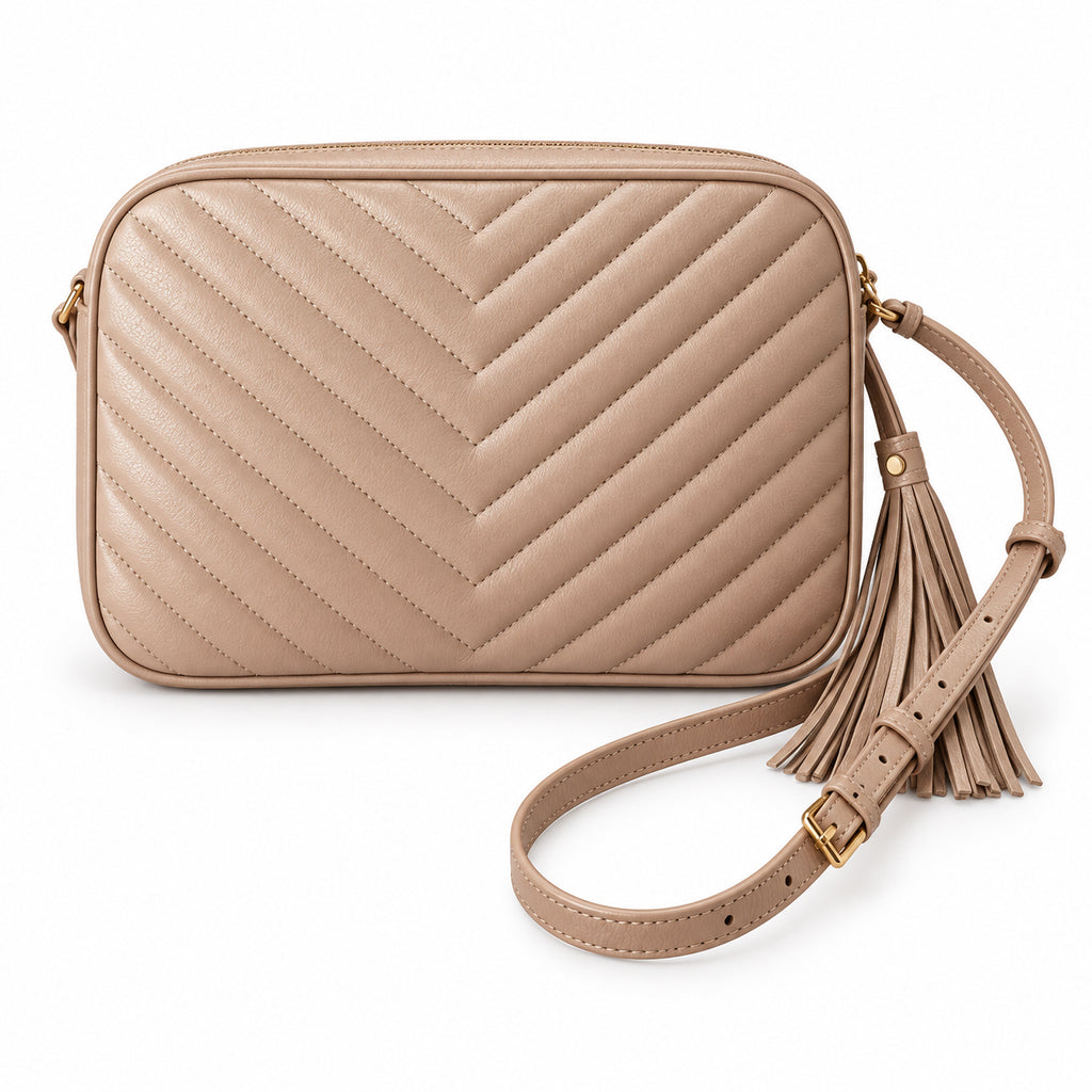 Saint Laurent YSL Lou Camera Bag – Blush Antique Gold