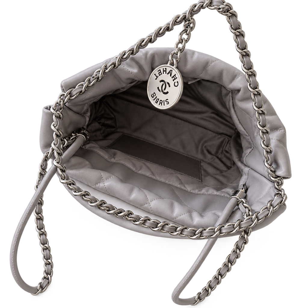Chanel Classic Quilted Mini Tote Bag | CC Hardware Leather Chain Strap — 19x20cm