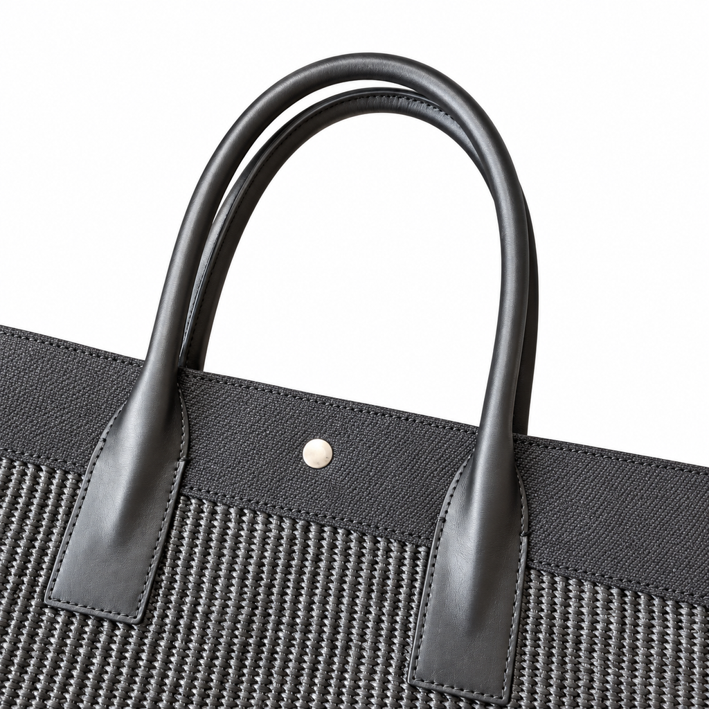 Saint Laurent Rive Gauche Tote – Black Canvas