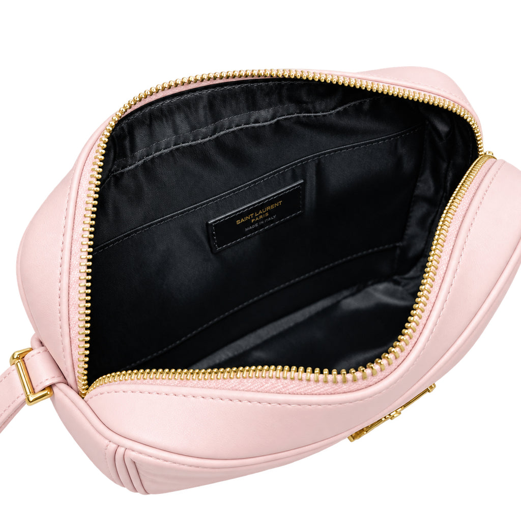 Saint Laurent YSL Lou Large Camera Bag – Blush Pink
