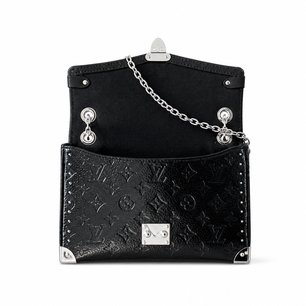 Louis Vuitton Monogram Vernis Chain Shoulder Bag – Black