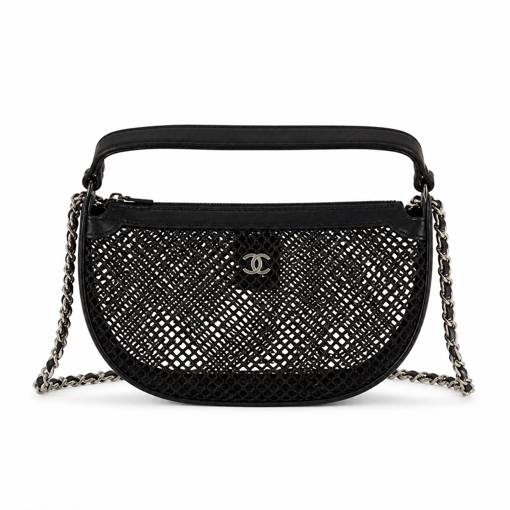 Chanel Quilted CC Small Top Handle Bag | Detachable Chain — 22cm