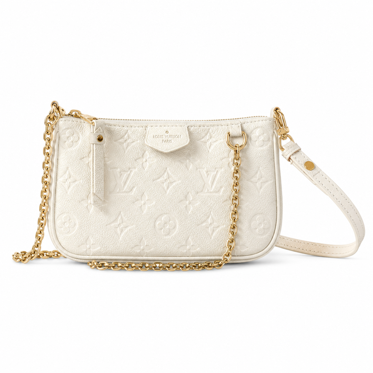 Louis Vuitton Easy Pouch On Strap – Cream Monogram Empreinte