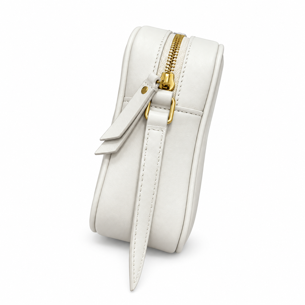 Saint Laurent YSL Lou Camera Bag – White Antique Gold