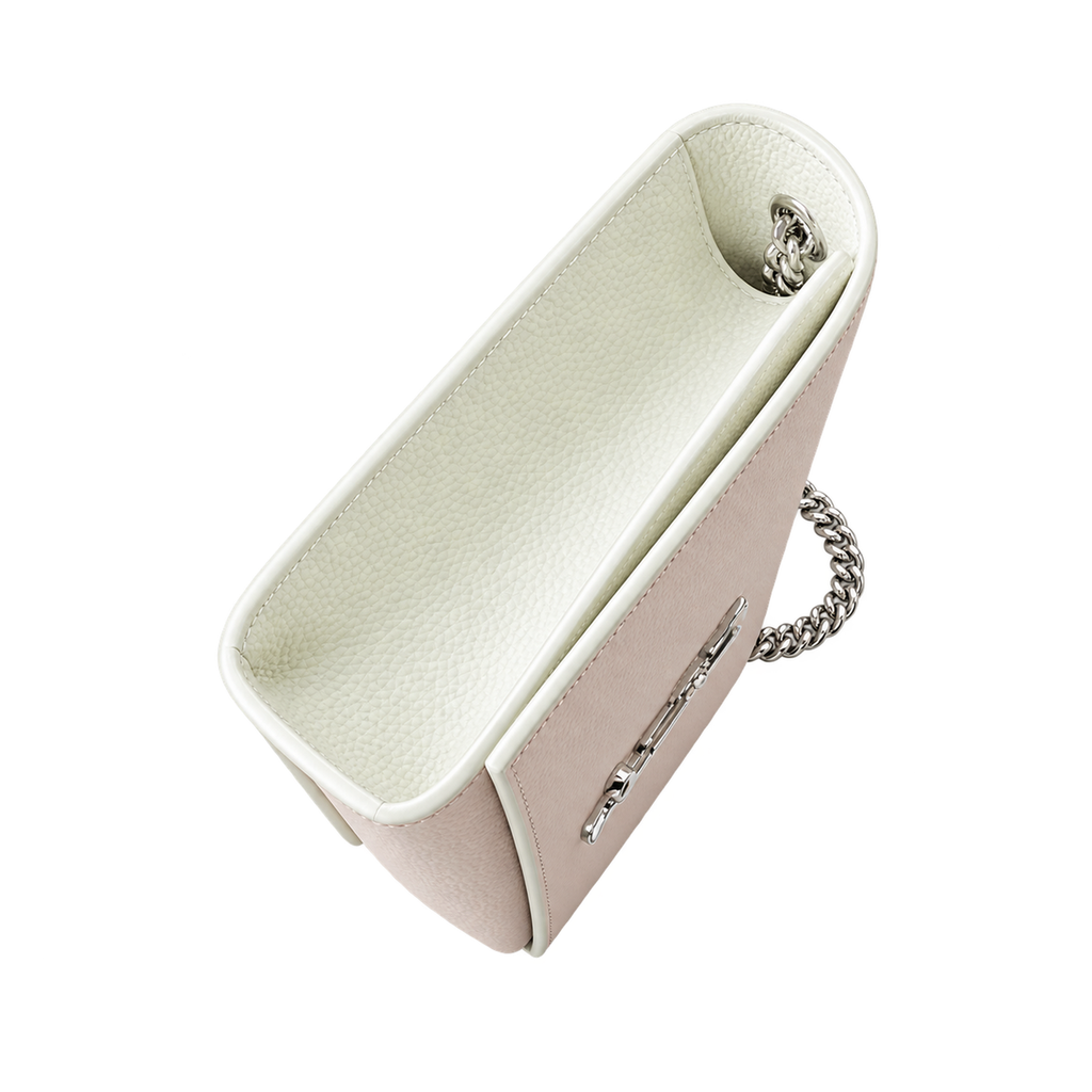 Saint Laurent YSL Kate Chain Bag – White Silver