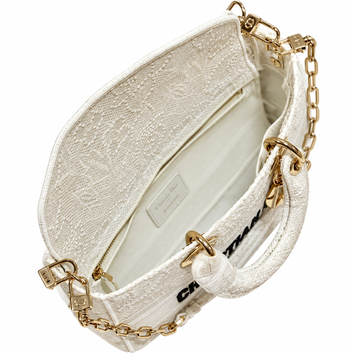 Dior Cannage Quilted Long Crossbody Bag 26cm