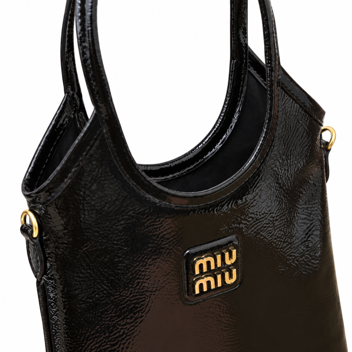 Miu Miu Matelassé Leather Polished Crossbody Bag