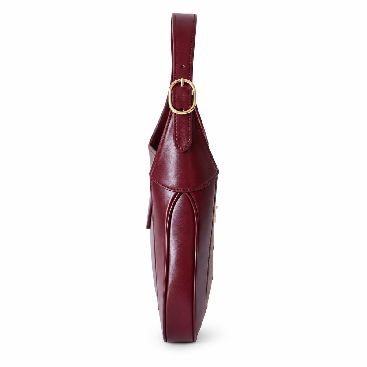 Gucci Jackie 1961 Small Hobo in Bordeaux Polished Leather with Tab Closure
