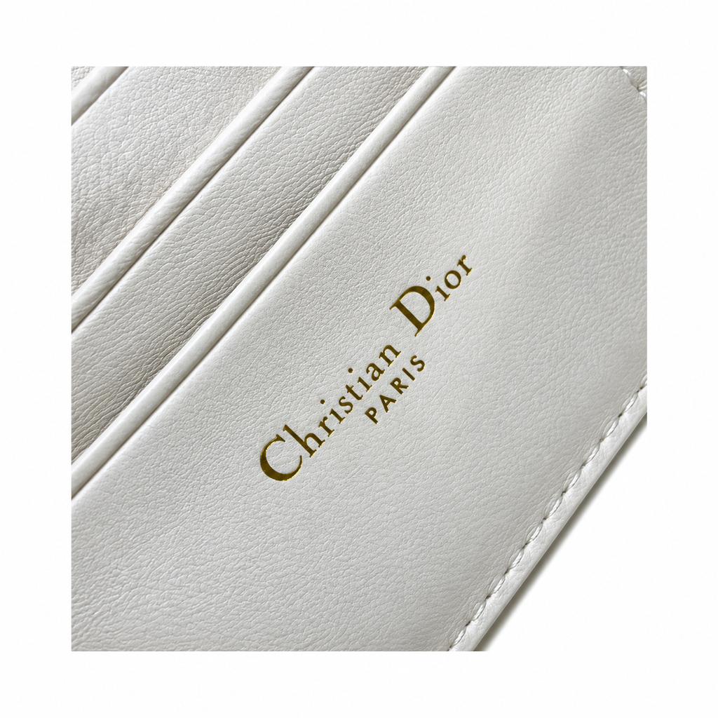Dior Cannage Quilted Structured Mini Bag 17.3cm