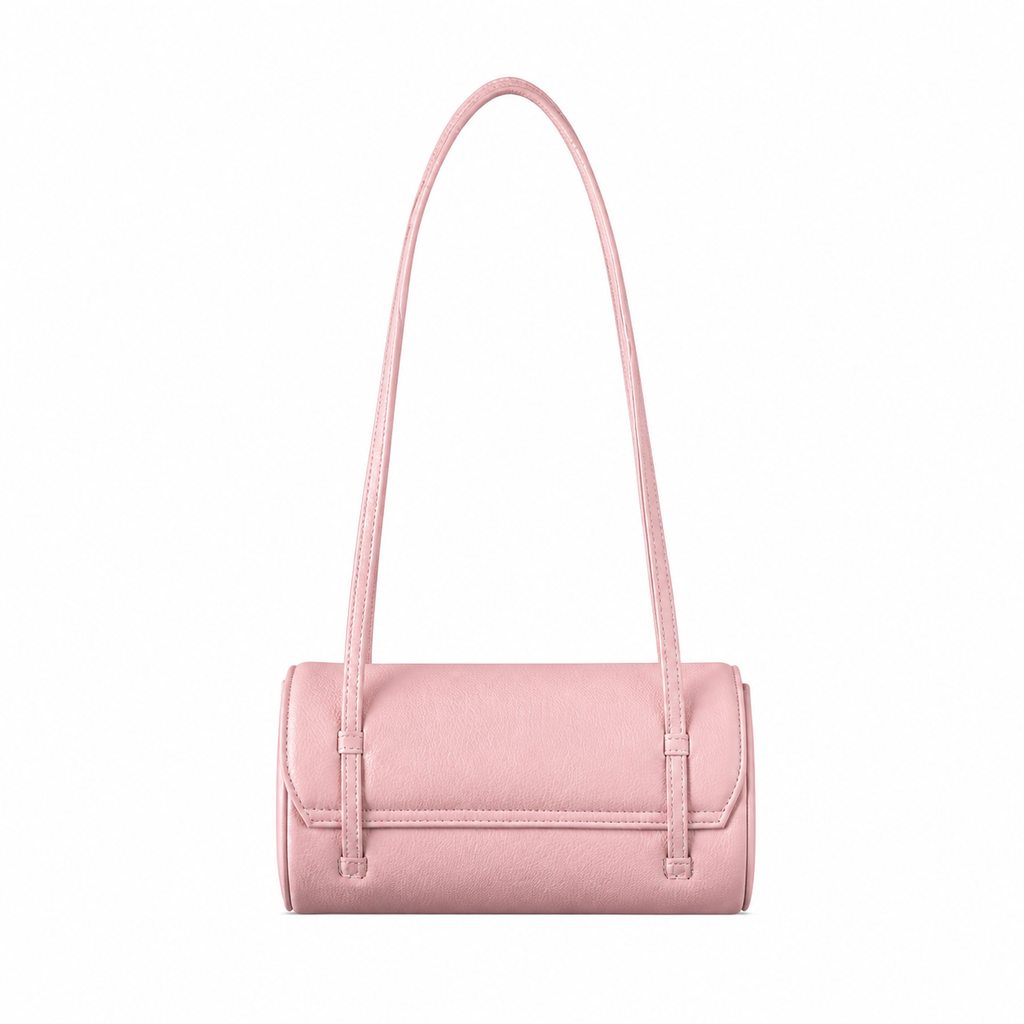 Chanel Blush Pink Cylindrical Shoulder Bag | Twin Rope Strap — 20cm