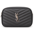 Saint Laurent YSL Lou Mini Camera Bag – Black Silver