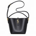 YSL Le 37 Bucket Bag – Black Smooth Leather