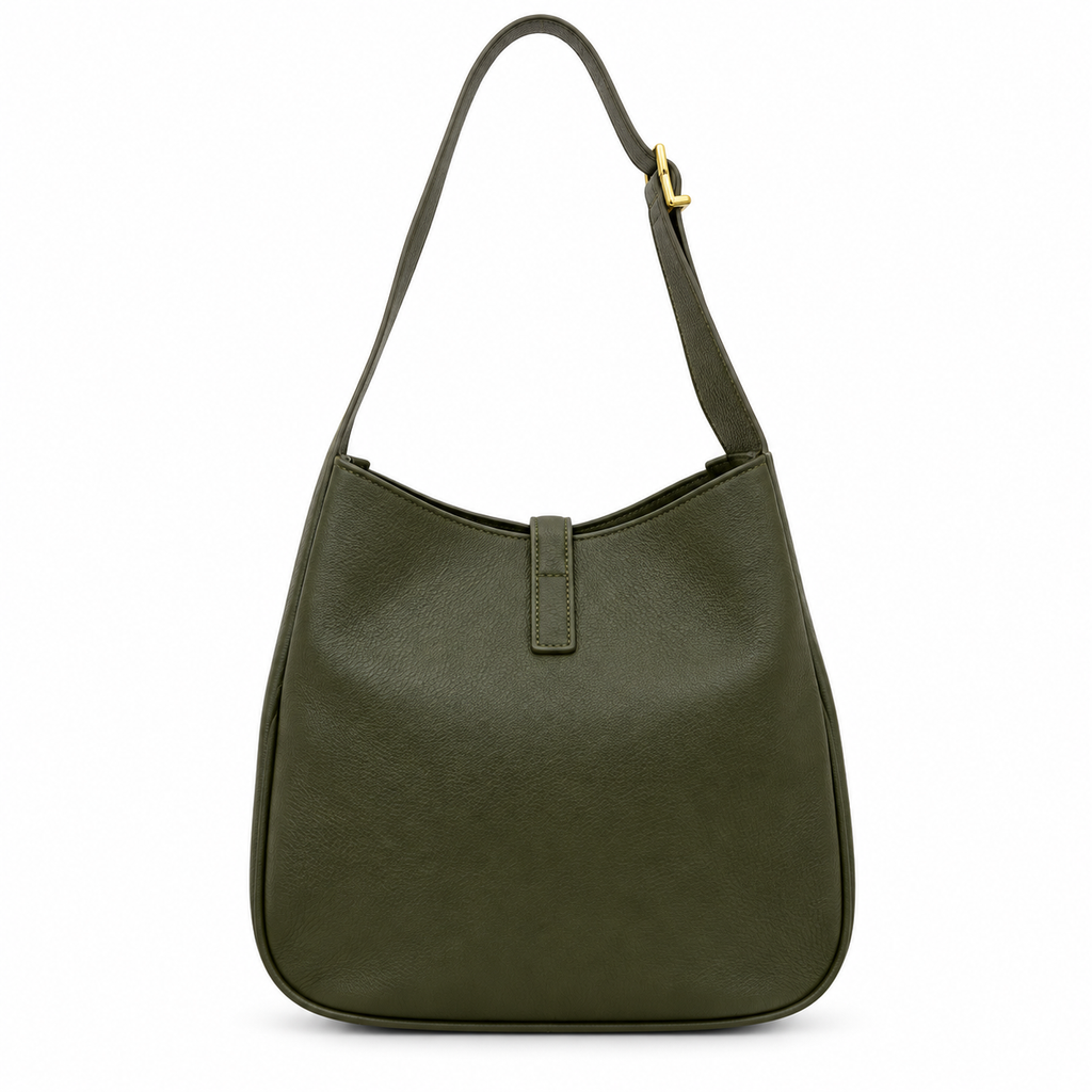 Saint Laurent YSL Le 5 à 7 Hobo – Khaki Gold
