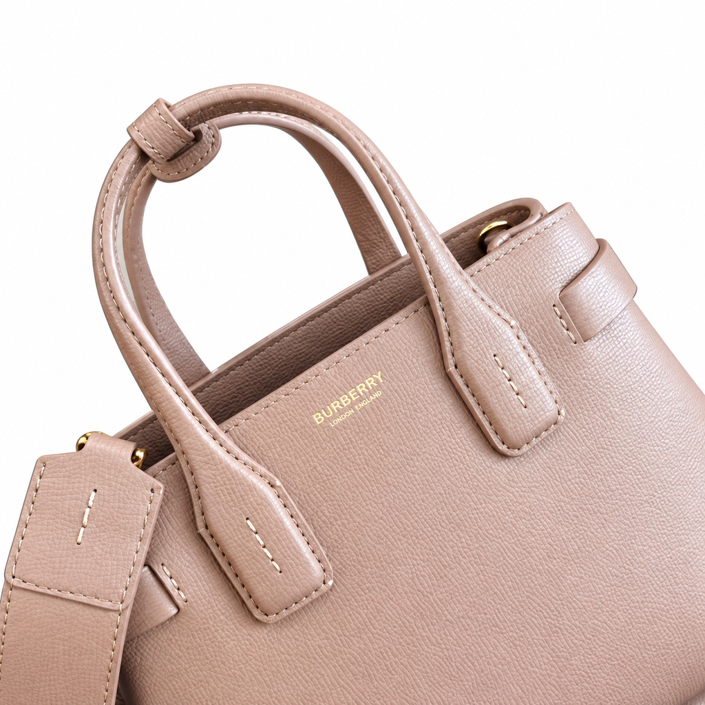 Burberry Heritage Check Equestrian Tote Bag