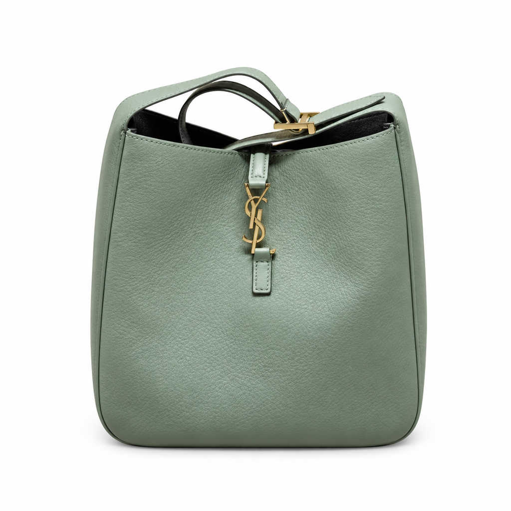 Saint Laurent Le 5 à 7 Hobo Bag – Sage Green