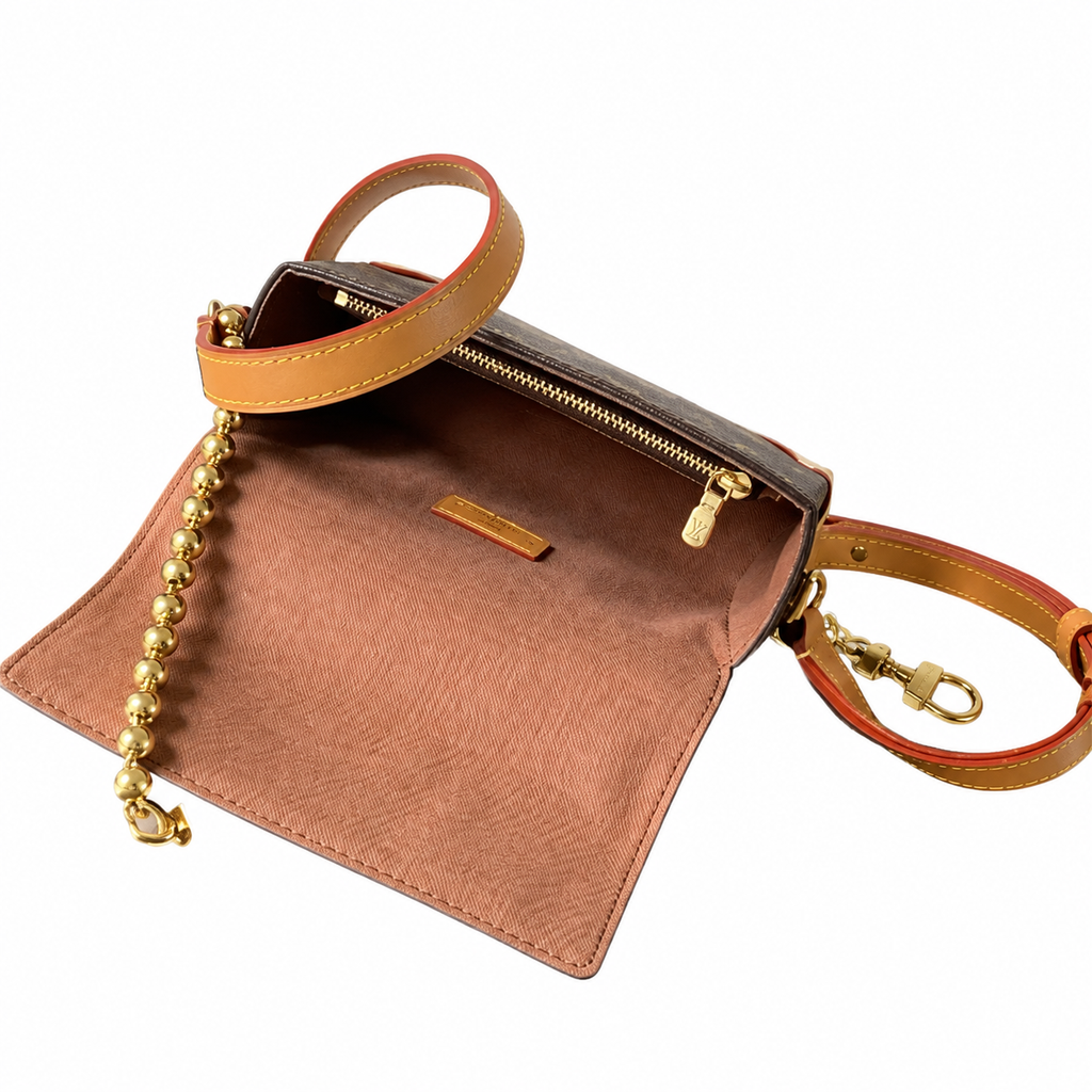 Louis Vuitton Dauphine Chain Wallet – Monogram Canvas