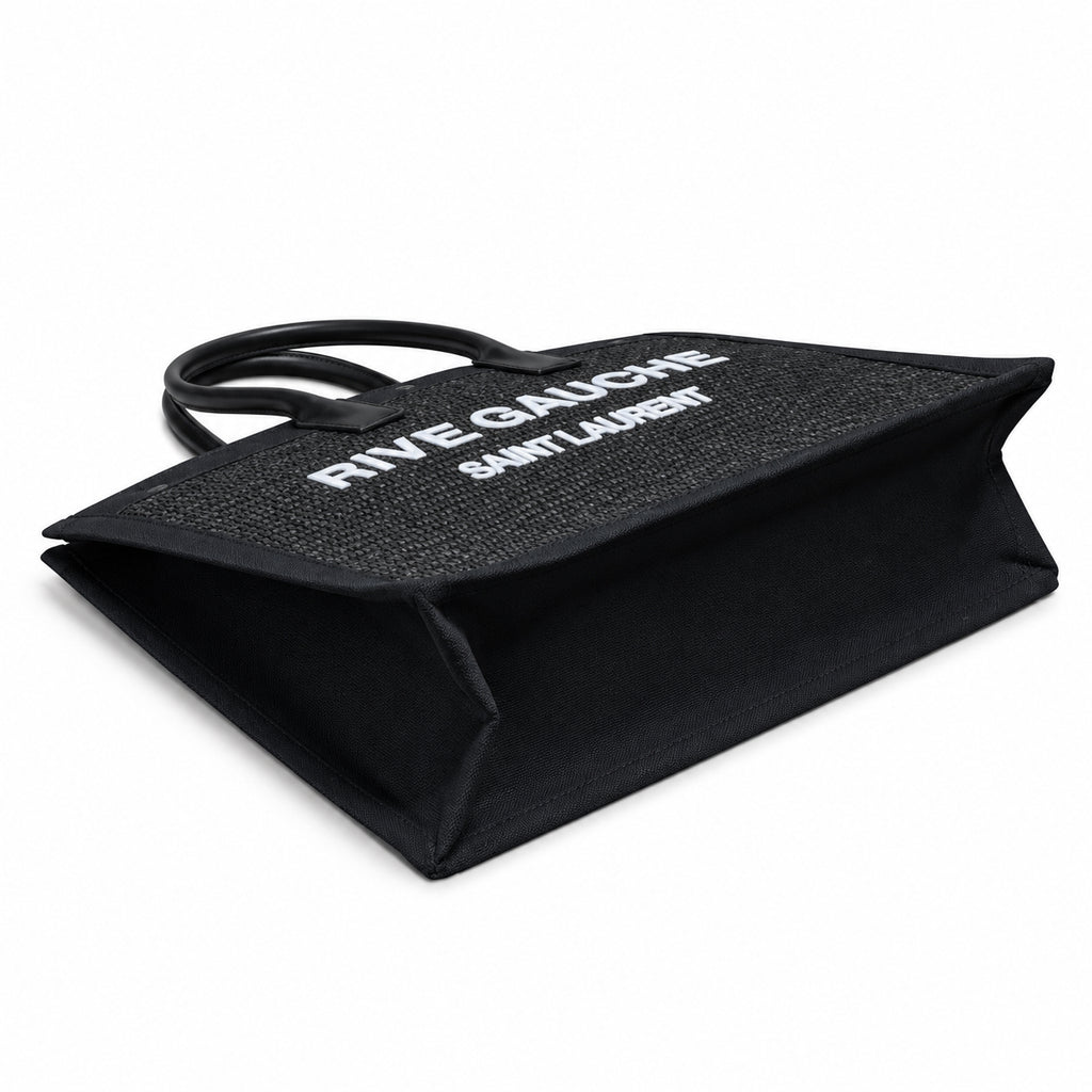 Saint Laurent Rive Gauche Large Tote Bag in Black