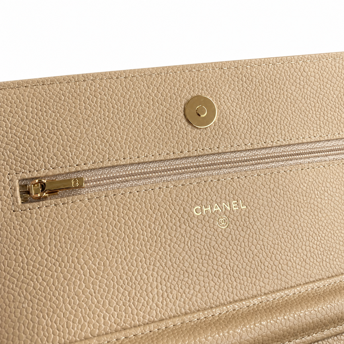 Chanel Classic Quilted Flap Bag | CC Turn-Lock Leather Chain Strap — 19cm