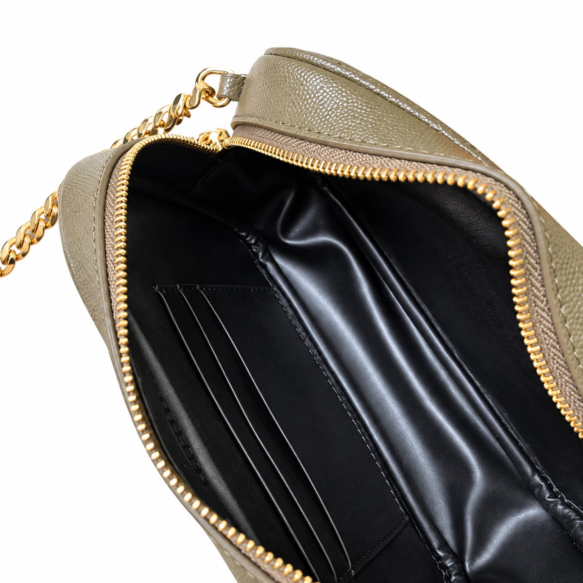 Saint Laurent YSL Lou Mini Camera Bag – Khaki Gold